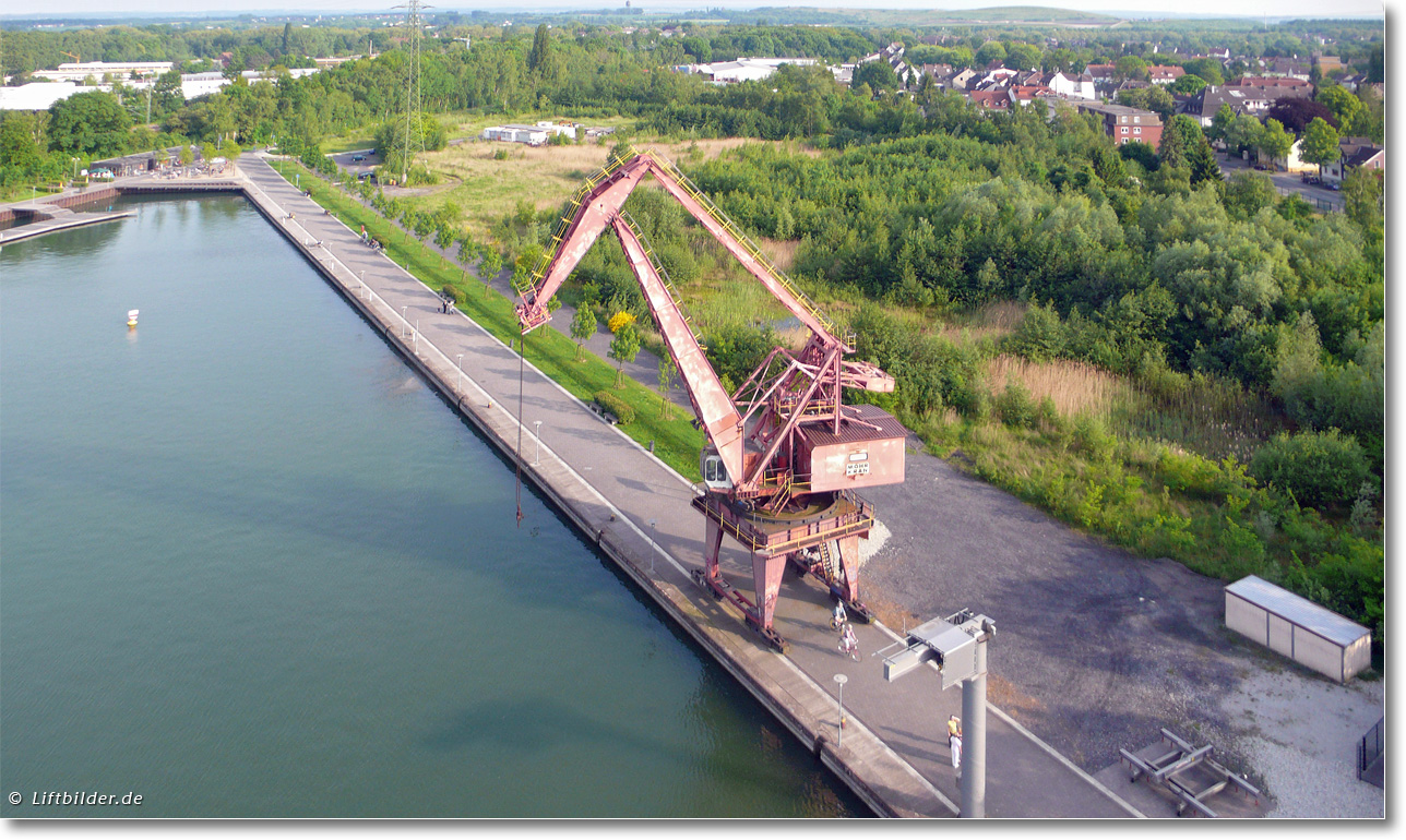 Luftbild 2, Mohrkran Preussenhafen, L&uuml;nen 