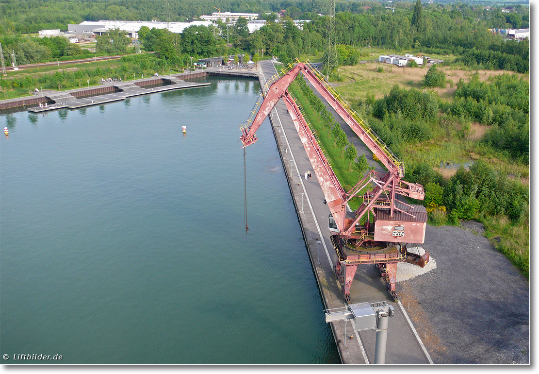 Luftbild 1, Mohrkran Preussenhafen, L&uuml;nen 