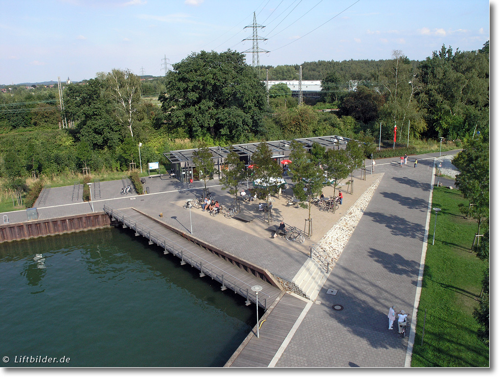 Luftbild Hafenhaus Preussenhafen, L&uuml;nen 