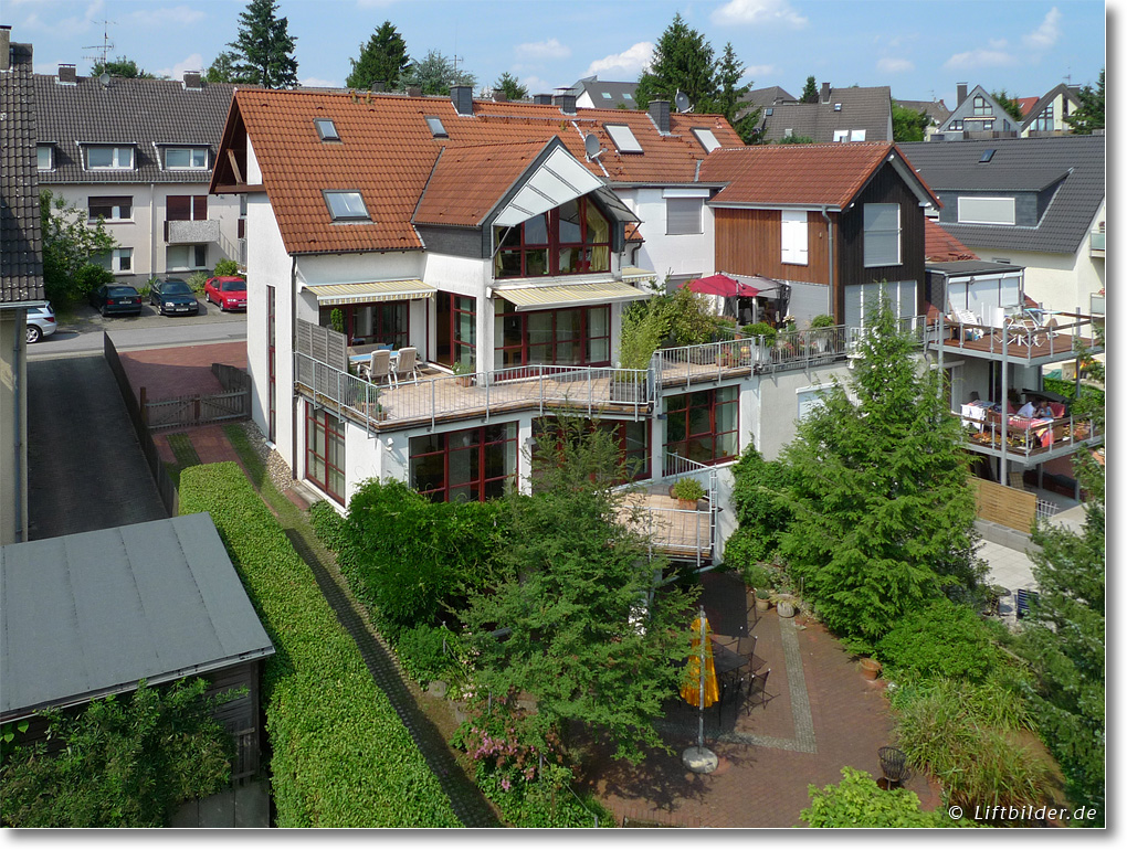 Luftbild Zweifamilien-Wohnhaus in Essen-Werden 